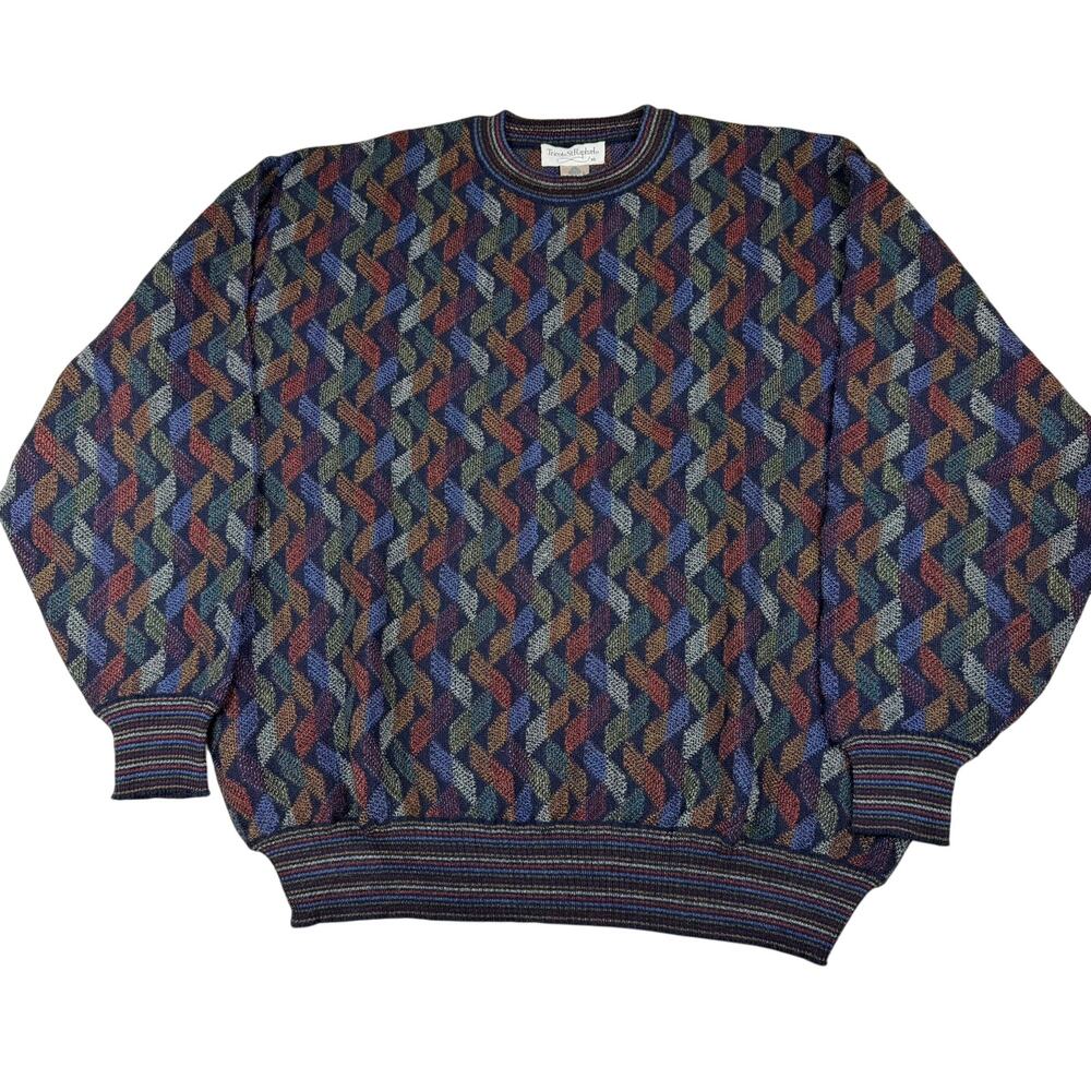 Tricots St Raphael Merino Wool Sweater XL Vintage